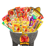 Mexican Candy Variety Pack (50 Count) Non-Spicy, Dulces Mexicanos, Mexican Snacks, with Obleas, Bubulubu, Vero Candy, Mazapan, by Sabores de Mexico