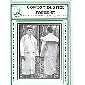 Zelikovitz Cowboy Duster Pattern: Sewing Pattern, Duster, S, M, L, XL, XXL, Brown