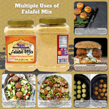 Rani Falafex Mix (Chickpeas & Spices Blend for Falafel) 48oz (3lbs) 1.36kg PET Jar ~ Gluten Friendly | NON-GMO | Kosher | Product of USA