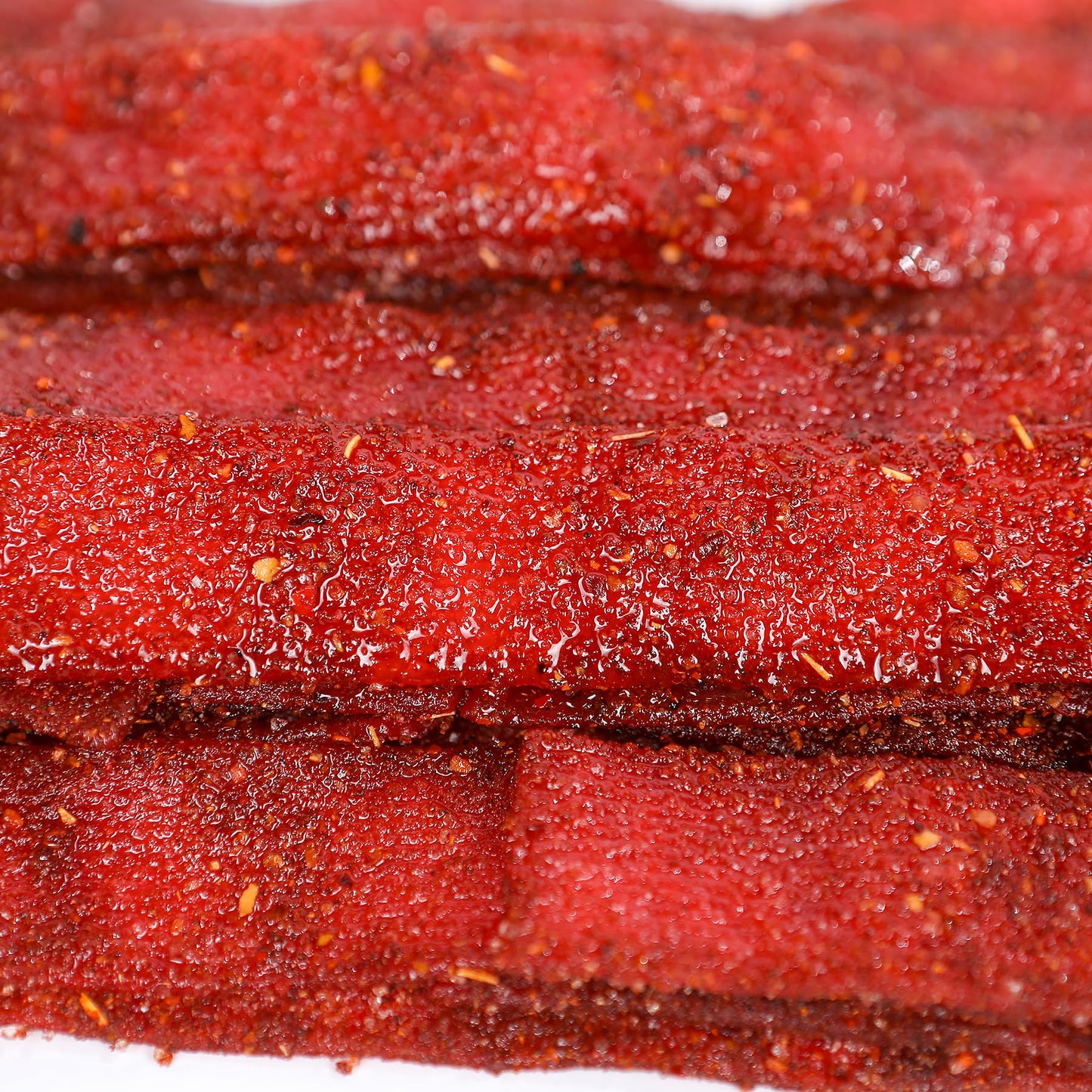 Velvet Sales, Spicy Sweet and Sour Gummy Belts 1 pound, Resealable Bags, (Strawberry)