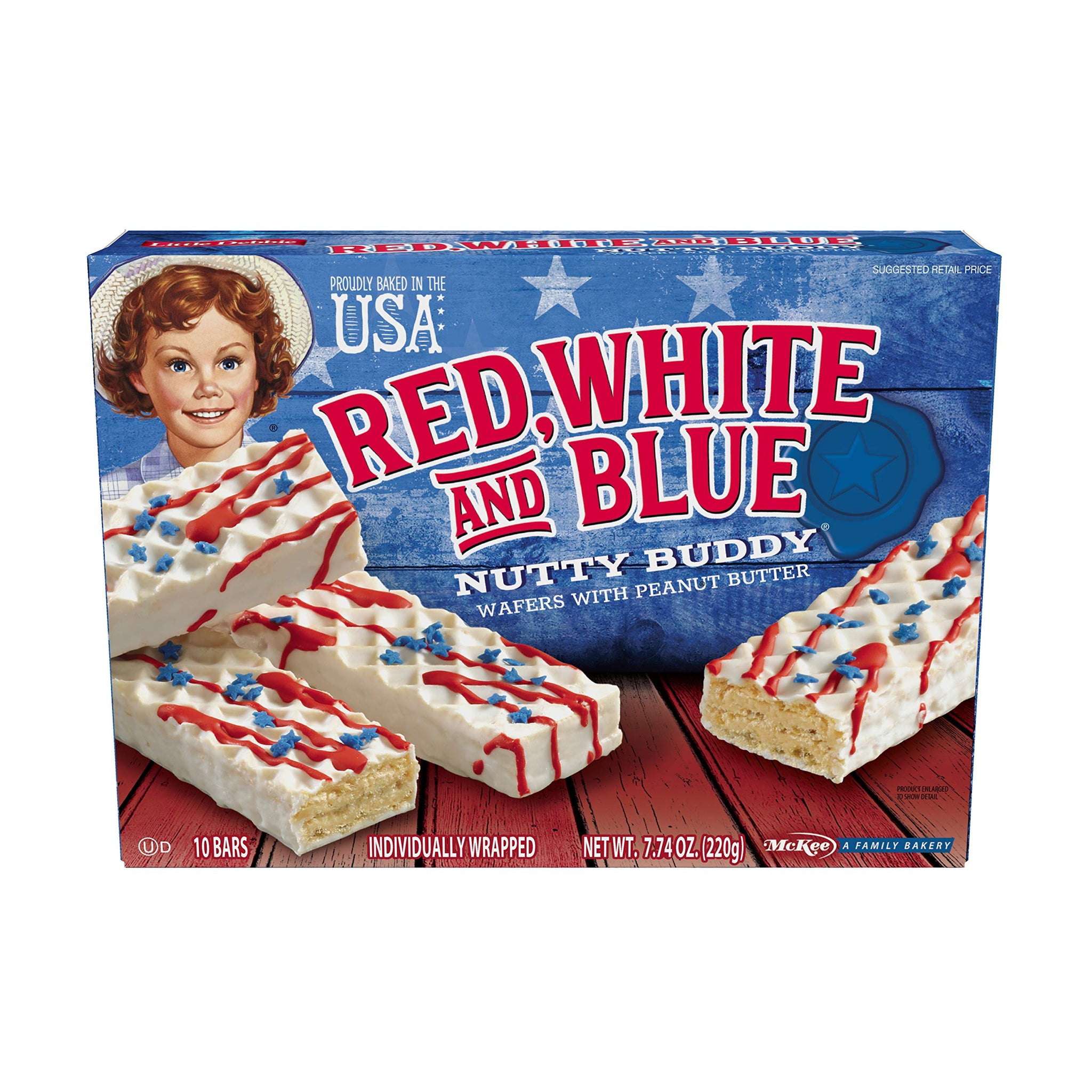 Little Debbie Red, White, & Blue Nutty Buddy