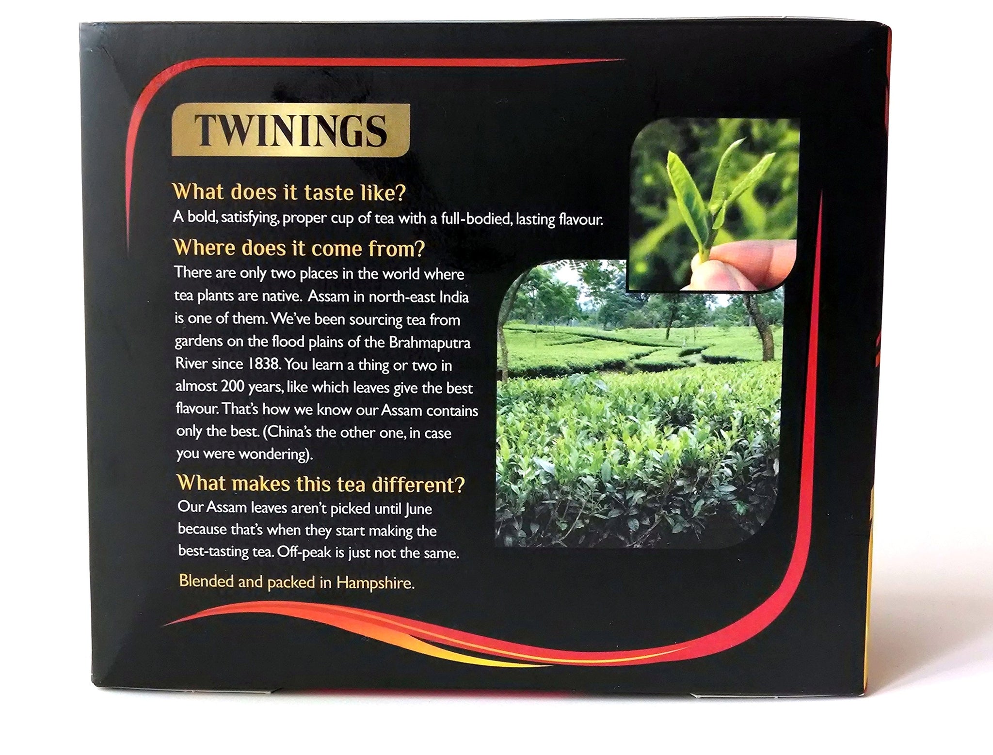 Twinings Assam Strong & Malty 100% Black Tea, 80 Tea Bags, 200g (Pack of 3)