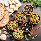 Premium Mixed Olives from Israel - 19 oz Canned Olives for Salads, Pizzas, Appetizers & Mediterranean Dishes, No Preservatives
