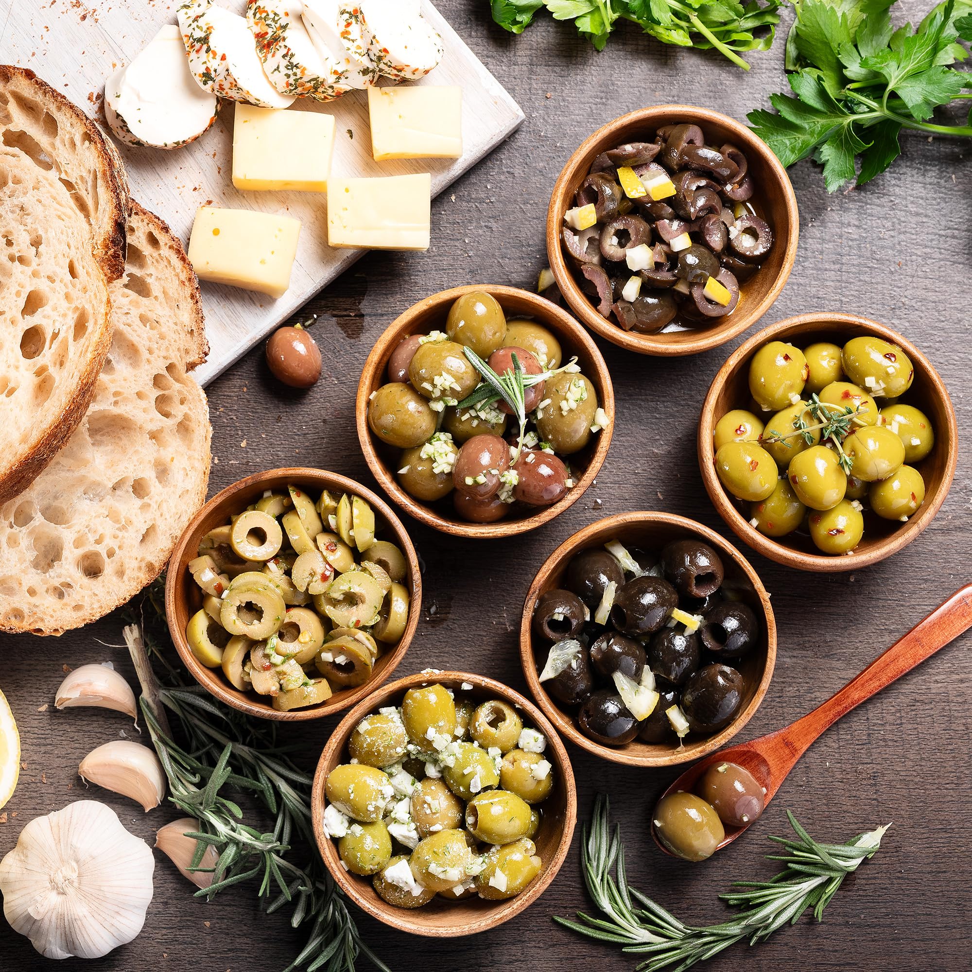 Premium Mixed Olives from Israel - 19 oz Canned Olives for Salads, Pizzas, Appetizers & Mediterranean Dishes, No Preservatives