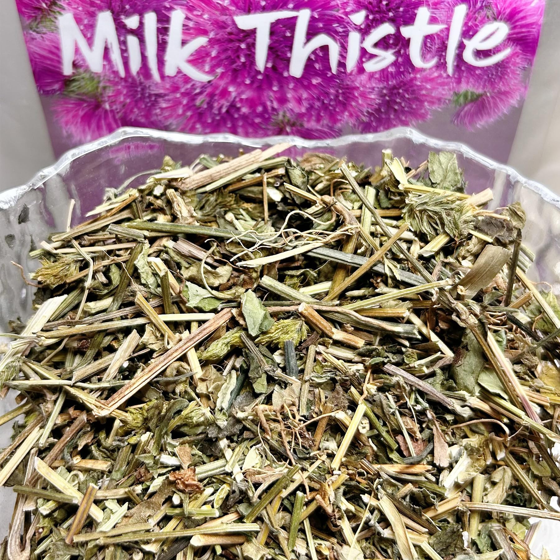 Cardo Mariano Herb Tea 7oz(200g), 100% Pure & Natural Cardo Marin - Milk Thistle Loose Tea for Liver, Raw, Caffeine-Free
