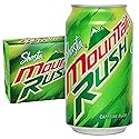 Shasta Mountain Rush | 12-Pack of 12oz Cans | Citrus Soda with a Kick | Energizing & Caffeinated | Bright & Bold