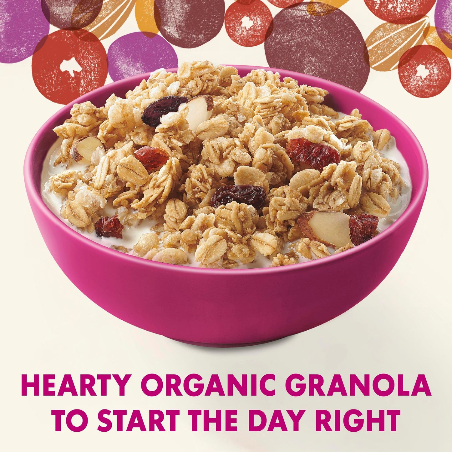 Cascadian Farm Organic Granola, Fruit and Nut Cereal, Resealable Pouch, 11 oz