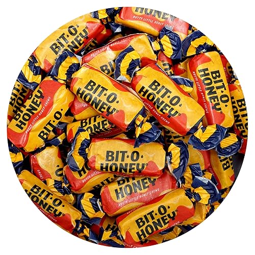 BitOHoney Candy, 2 Pound Bag, Individually Wrapped Candy, Honey Taffy