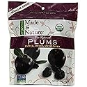 Made In Nature Organic Plums, Pitted, Dried and Unsulfured, 6-Ounce Bags (Pack of 6)