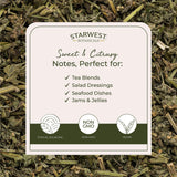 Starwest Botanicals Organic Lemon Balm Leaves - Dried Herb for Tea, Loose Leaf Natural Herb, Cut & Sifted Lemon Balm, Certified Kosher, Non-GMO - 4 oz