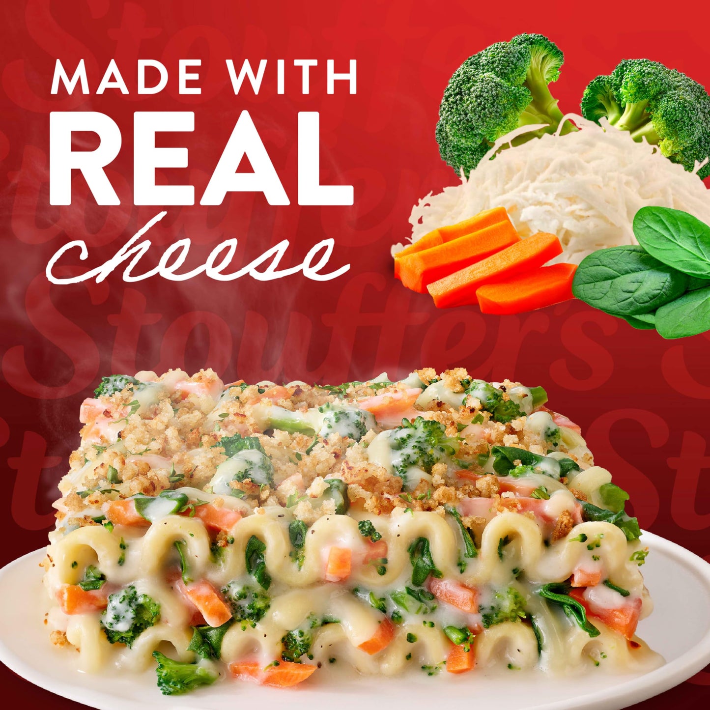 Stouffer's Vegetable Lasagna, Single Serve, Veggie Lasagna, Single Frozen Meals