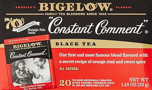 Bigelow Constant Comment Tea, Original, 20 bags (Pack of 6)
