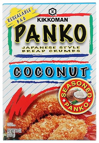 Kikkoman Coconut Seasoned Panko Bread Crumbs, 8 Oz