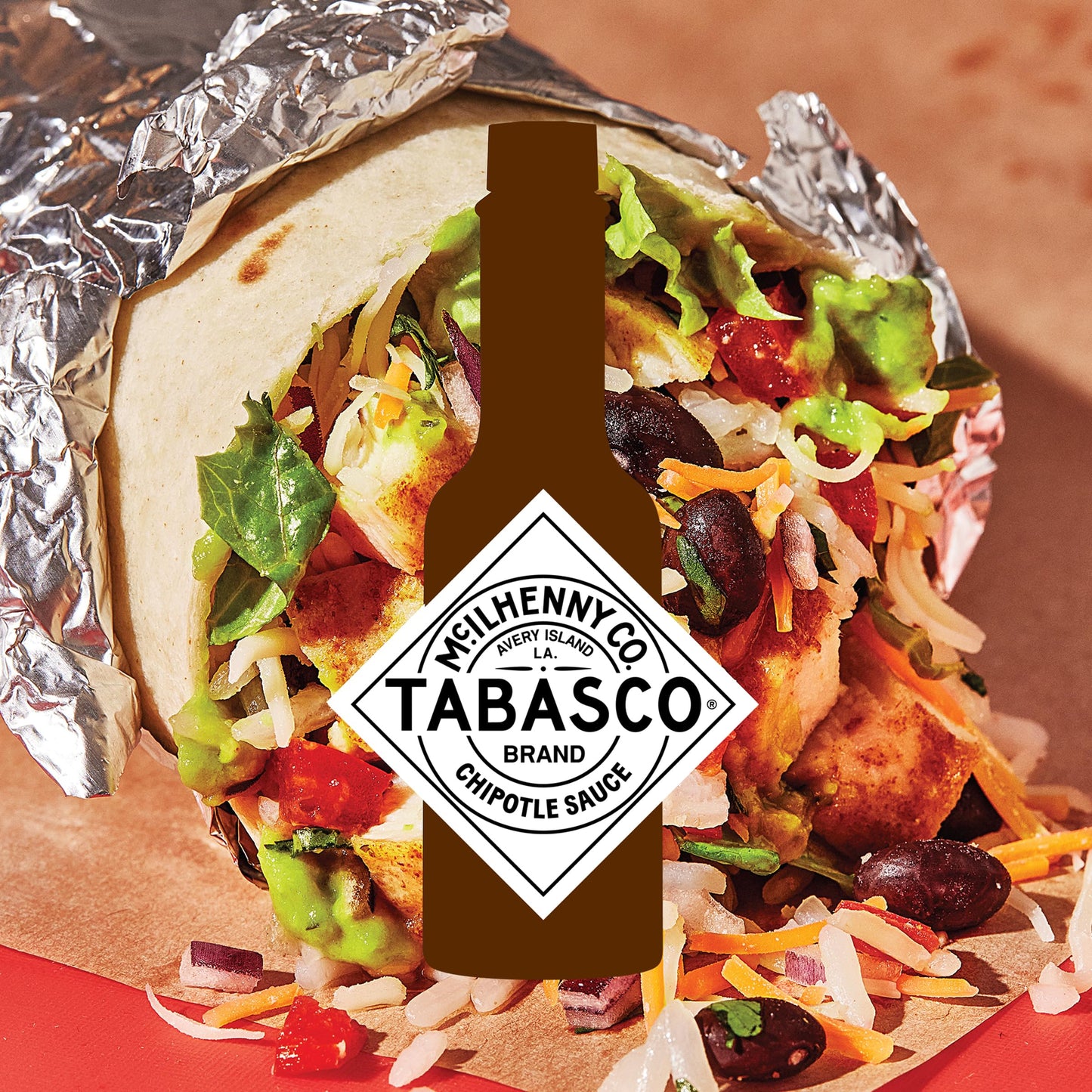 TABASCO Brand Chipotle Pepper Hot Sauce, Medium Heat, Glass Bottle, Smoky & Smooth, Great for Marinating or Grilling Meats, Chicken Burritos, & More