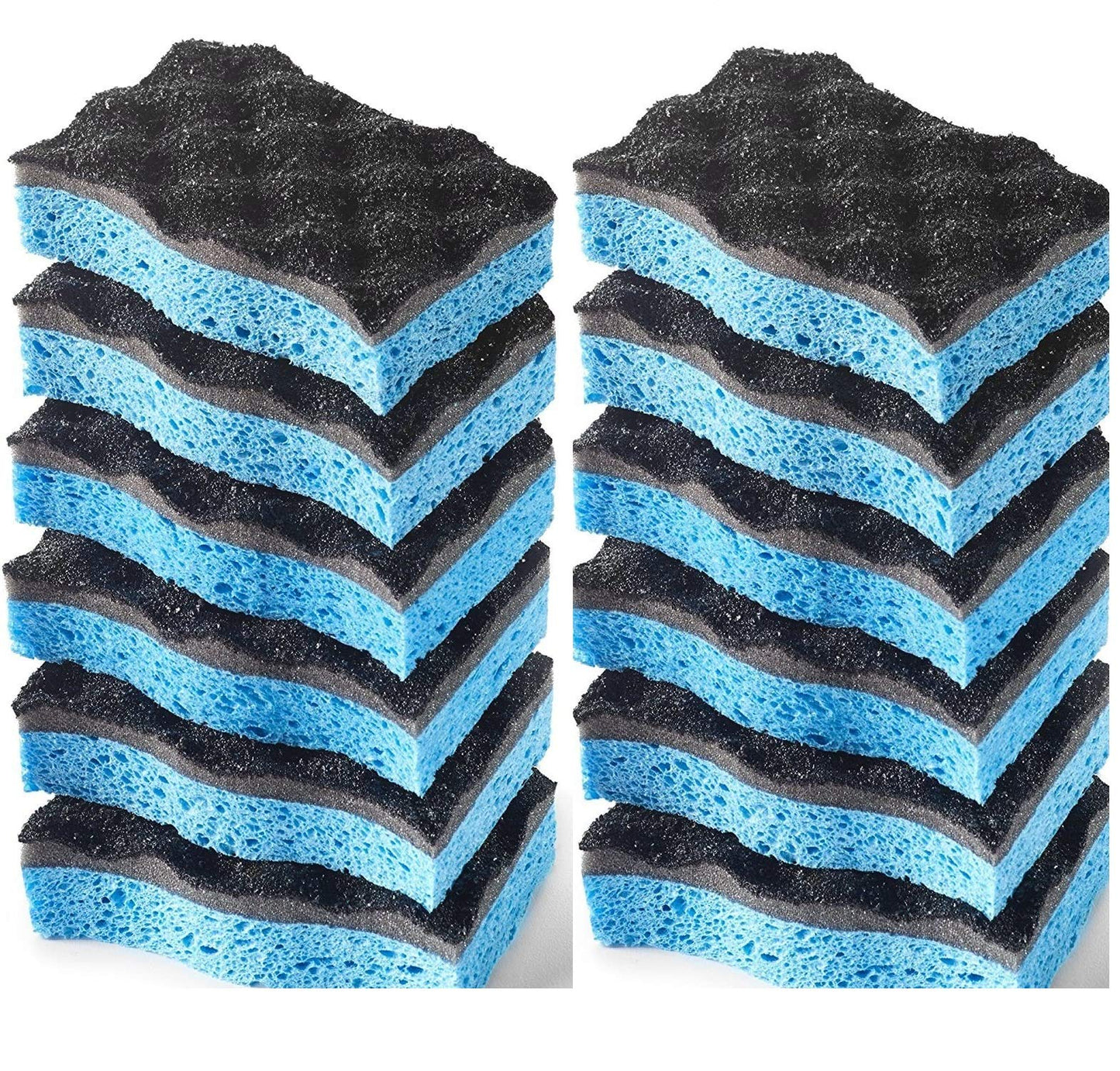 O-Cedar Scrunge Heavy-Duty Scrub Sponge | Odor-Resistant, Multi-Surface Scrubbing Sponge | Lasts 20% Longer Than Regular Sponges, 6 Count (Pack of 2)