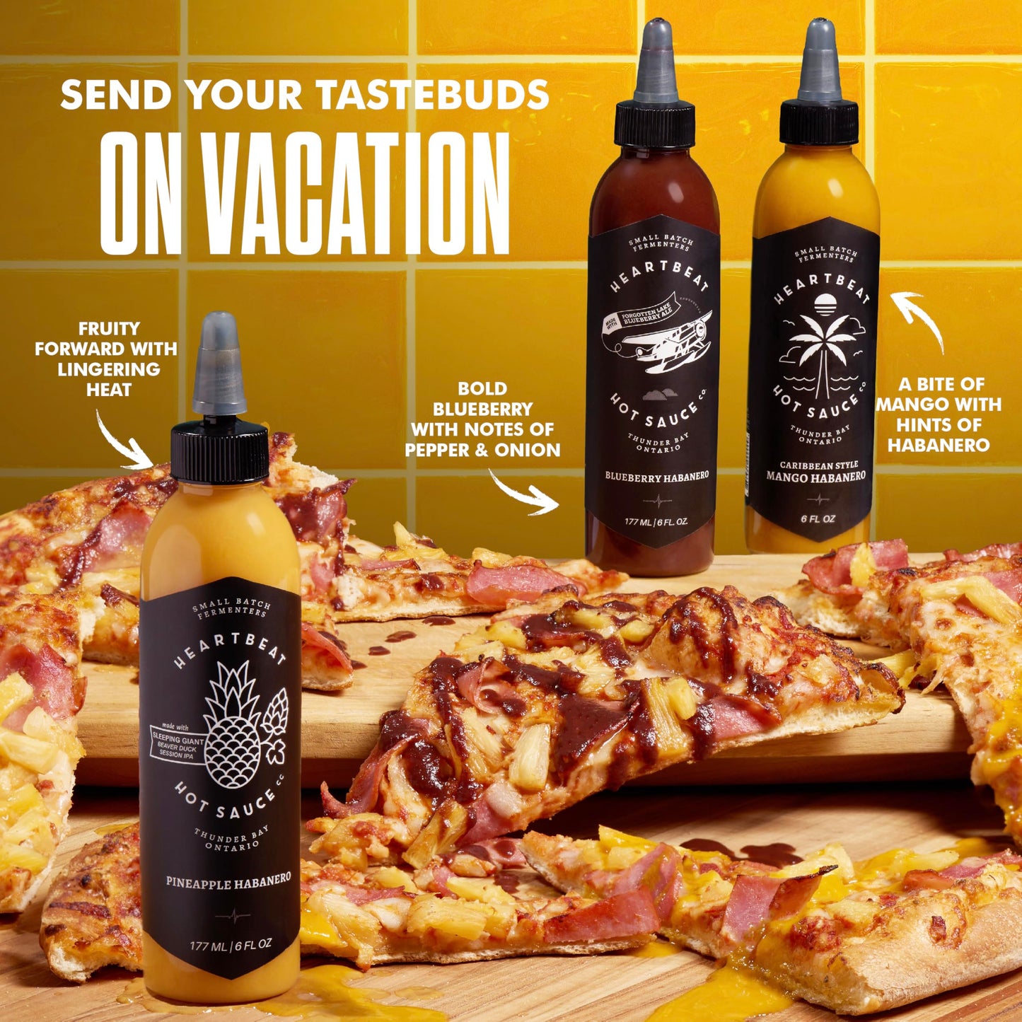 Heartbeat Hot Sauce Co. | Sweet Heat Variety Pack 6 oz. 3 pack