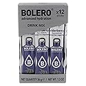 Bolero- Sugar Free Drink Mix Packets Elderberry Fruit Flavors | Powdered Flavored Water Packets | 36 Singles Sticks On The Go Packets