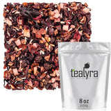 Tealyra Pina Colada Cocktail Tea - Coconut Hibiscus Fruit - Herbal & Fruity Loose Leaf - Caffeine-Free - Hot & Iced - Vitamins Rich - All Natural