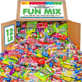 Dooboe Bulk Candy Assortment - 12 lb Big Bulk - Parade Candy Throws Individually Wrapped Candies for Pinatas, Camps, Schools, Offices, Candy Bowls