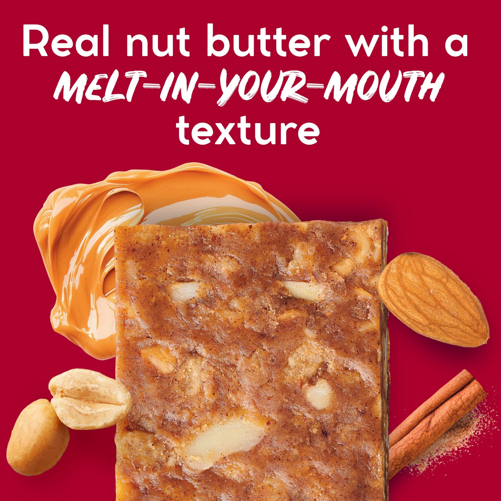 Larabar Cinnamon Nut Protein Bars, Peanuts and Almonds, 11g Protein, 12 Ct, 19.08 oz