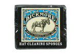 Bickmore Felt Hat Cleaning Sponge - Perfect for Western, Cowboy, Cowgirl Hats & More Black