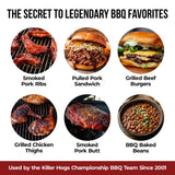 Killer Hogs The BBQ Rub, Championship Barbecue Grill and Smoking Seasoning, Spice Blend for Beef, Steak, Ribs, Burgers, Pork, and Chicken, 5 lb Bag