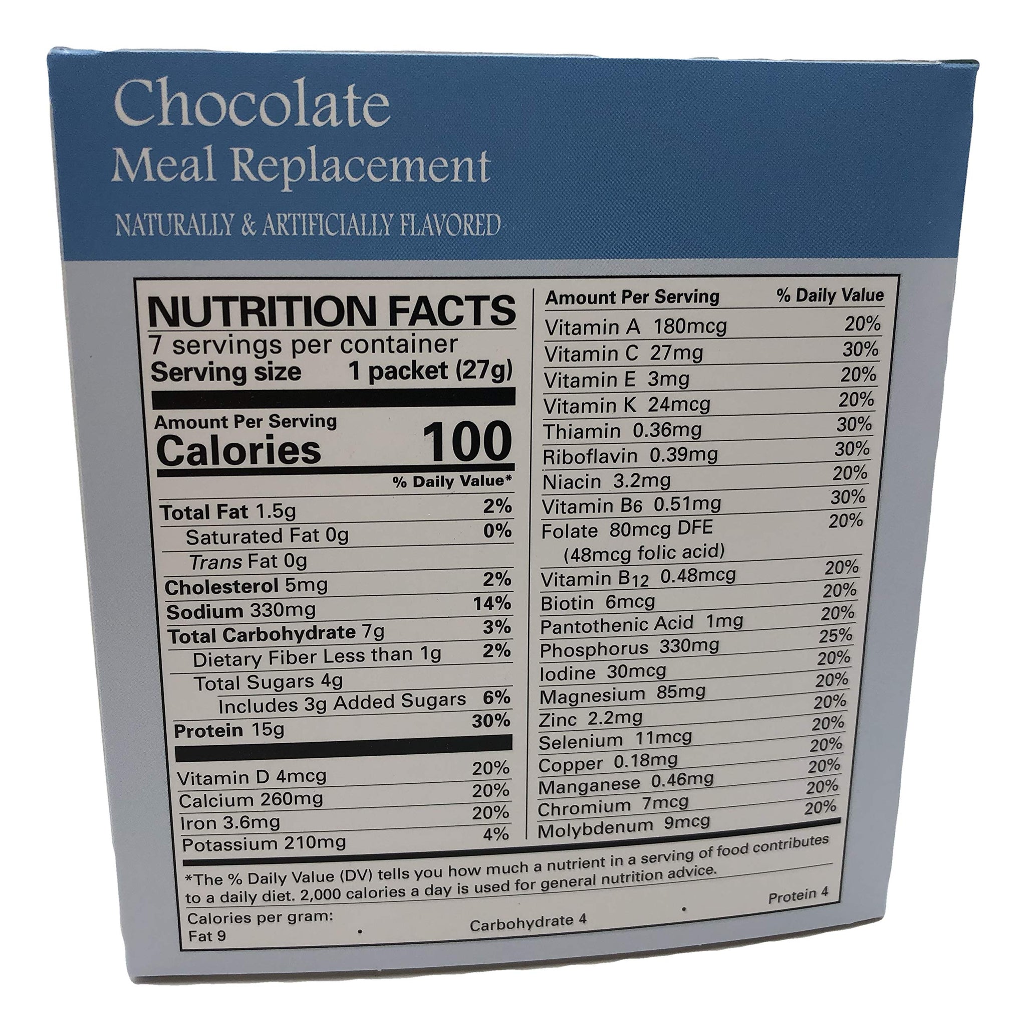 Chocolate Pudding/Shake (Meal Replacement Shakes) …