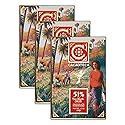 Cacaoteca 51 Milk Chocolate 3 Pack - Dominican Chocolate - Bean-to-Bar, Direct Sourced - Gluten-Free - Bundle