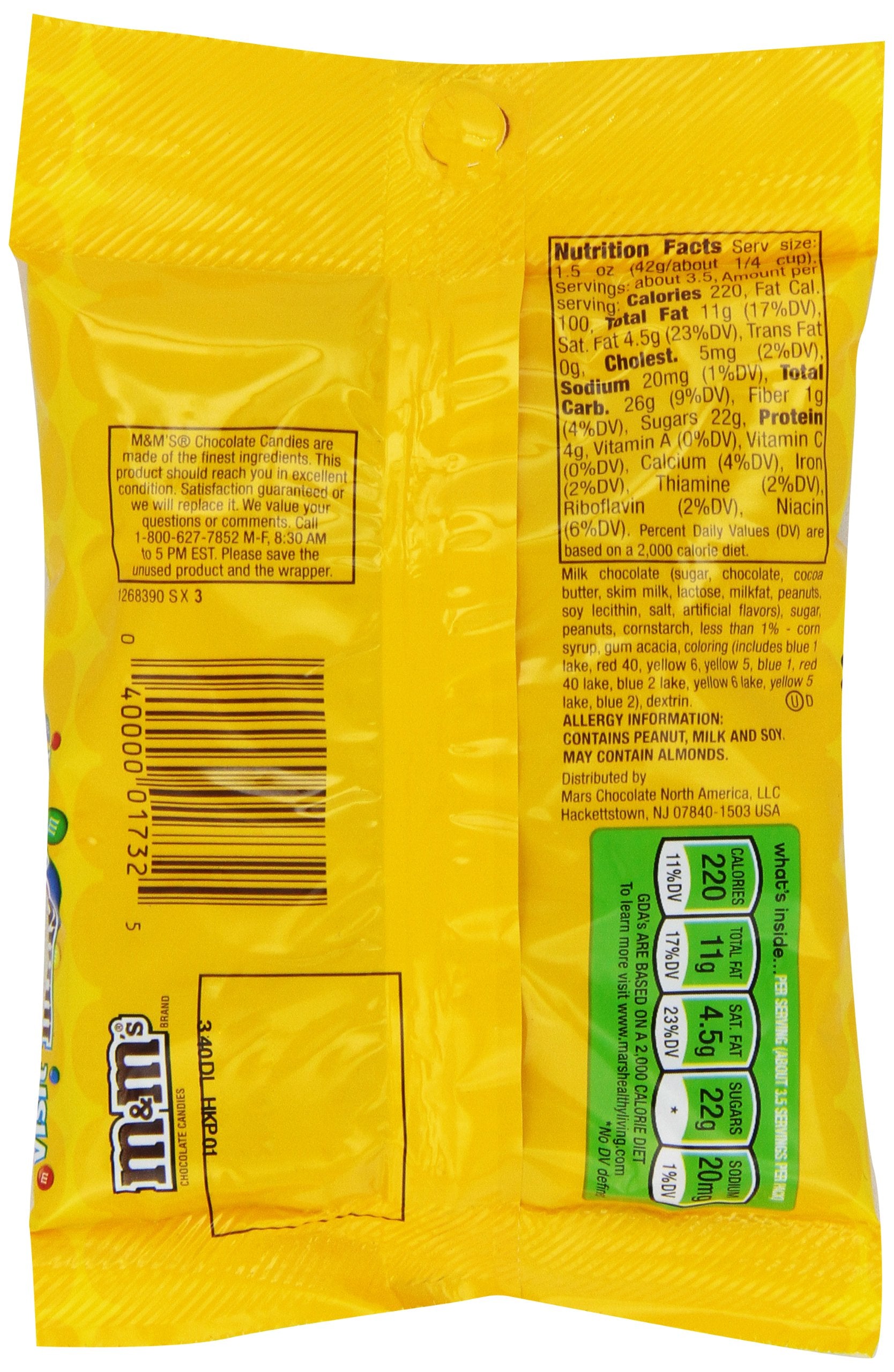 M&M's Peanut Peg Pack - 5.3 oz