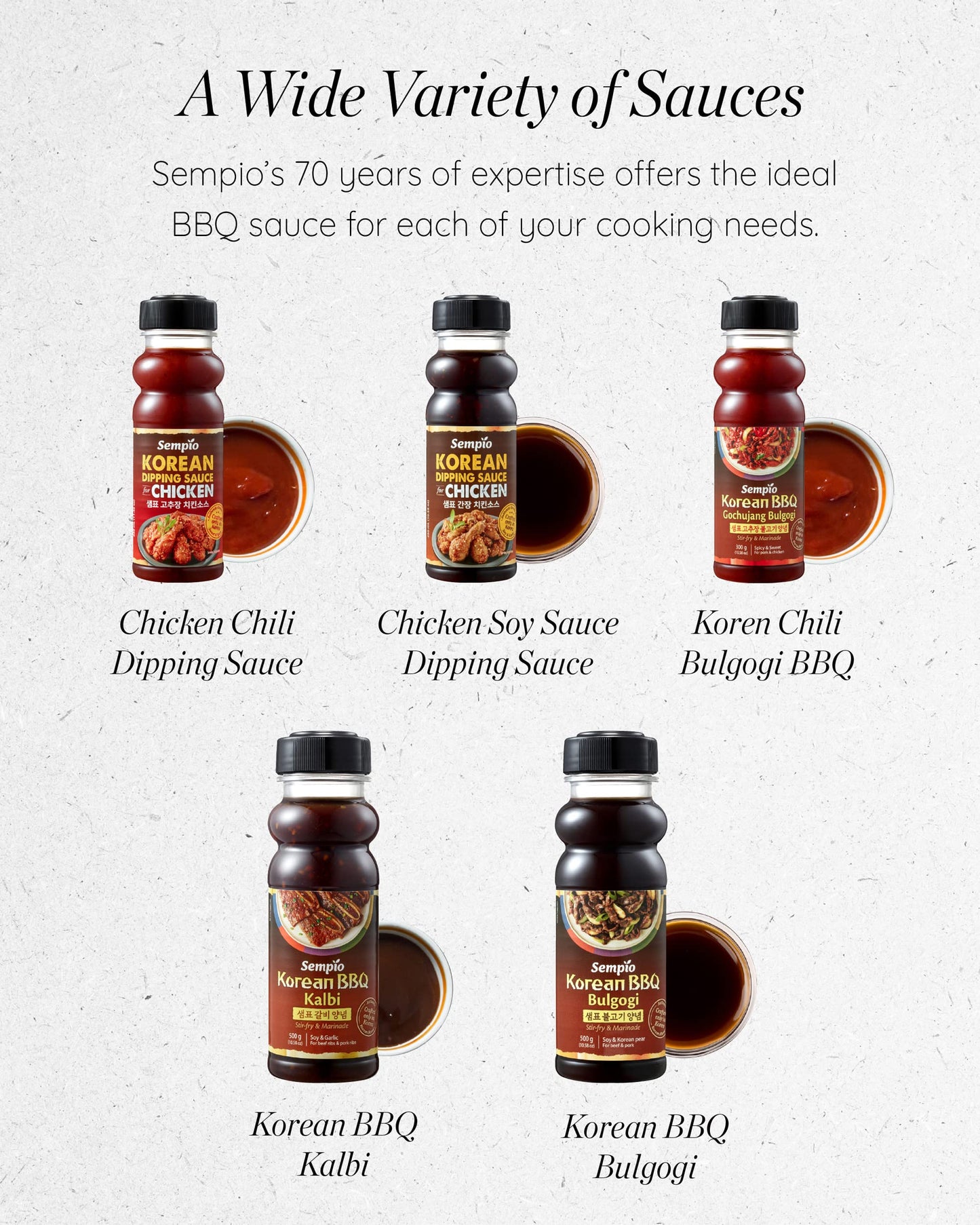 Sempio Korean BBQ Original Bulgogi Marinade: Sweet & Savory Authentic Korean BBQ Sauce with Soy Sauce & Pear, Perfect for Stir-Fry & Grilled Meats