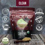 Organic Italian Seasoning, The Godfather by Flavor Seed, Mediterranean Blend of Herbs and Spices for Pasta Salad, Tomato Sauces, Pizza Toppings