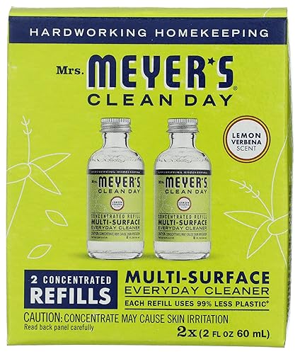 Mrs Meyer's Lemon Verbena Multi Surface Cleaner Refill, 4 FZ