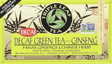 Triple Leaf Tea, Decaf Green Tea with Ginseng, 20 Tea Bags (Pack of 6)