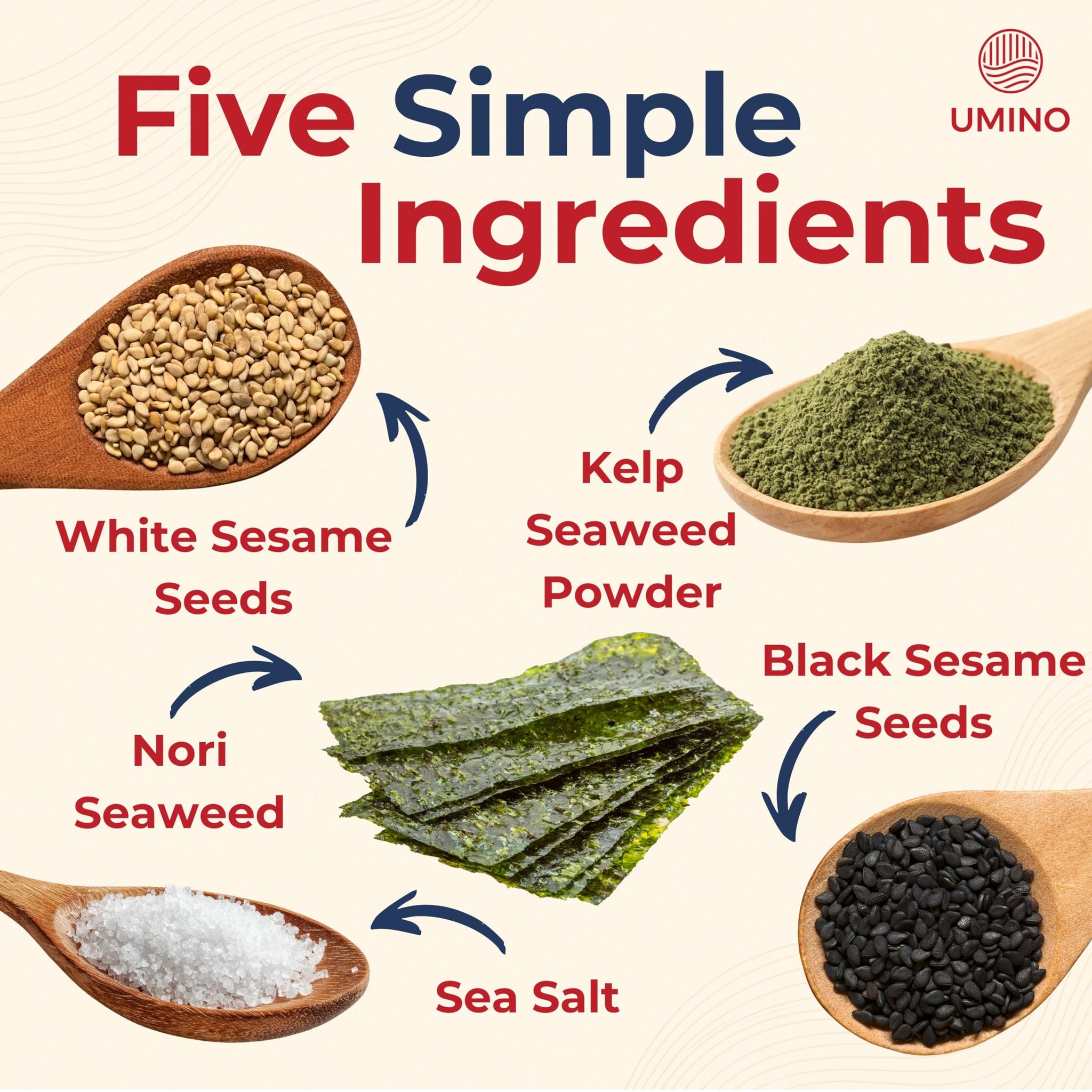 Umino Furikake Large 4.5 oz | Multi-Purpose Japanese Seasoning with Nori, Sesame & Sea Salt | USA Made, Additive & MSG Free