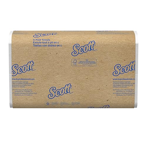 Scott C-Fold Hand Paper Towels - 150 Towels per Pack [Set of 9]