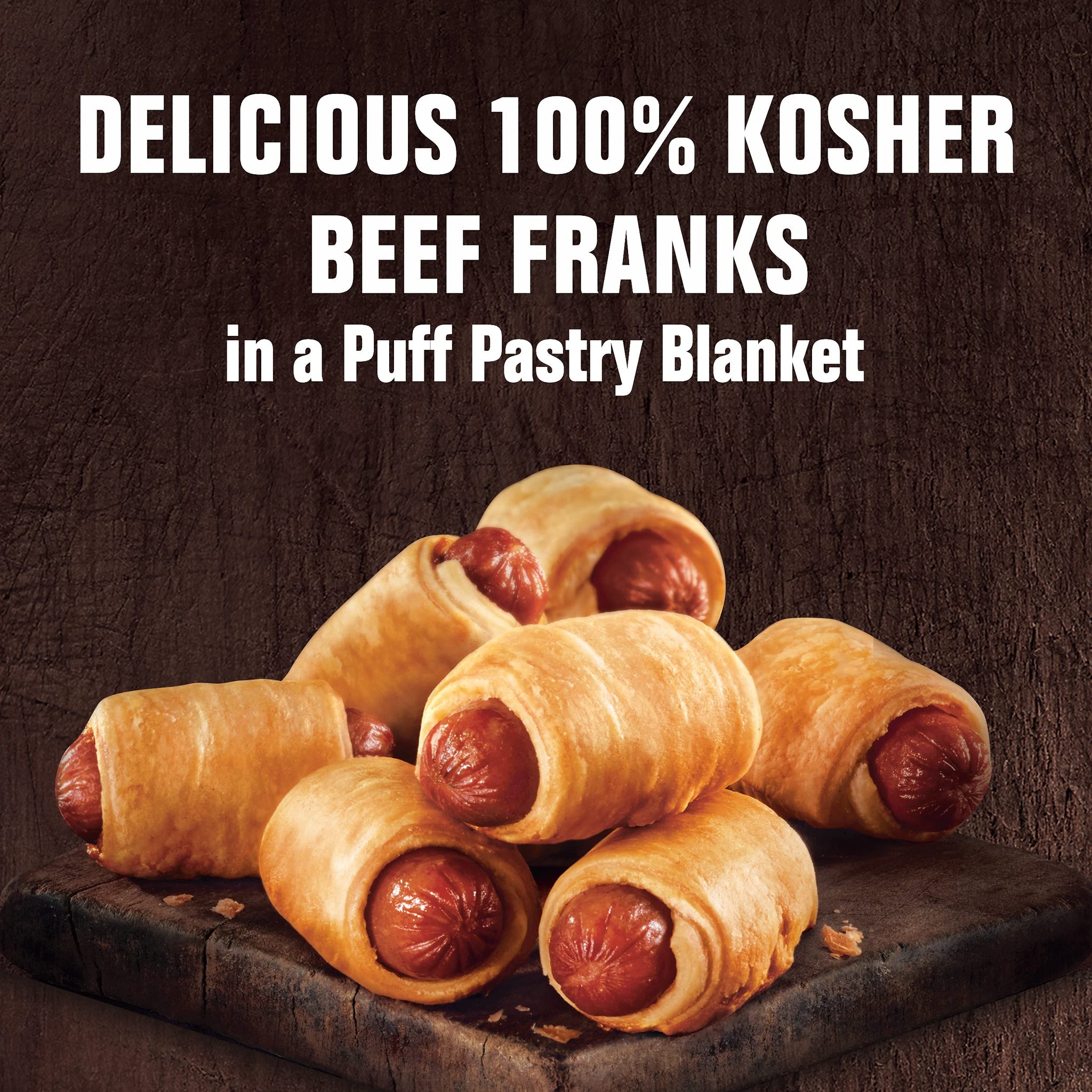 Hebrew National Frozen Beef Franks in a Blanket, 18.4 Oz