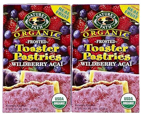 Natures Path, Frosted Toaster Pastry, Wildberry Acai, 11 Ounce