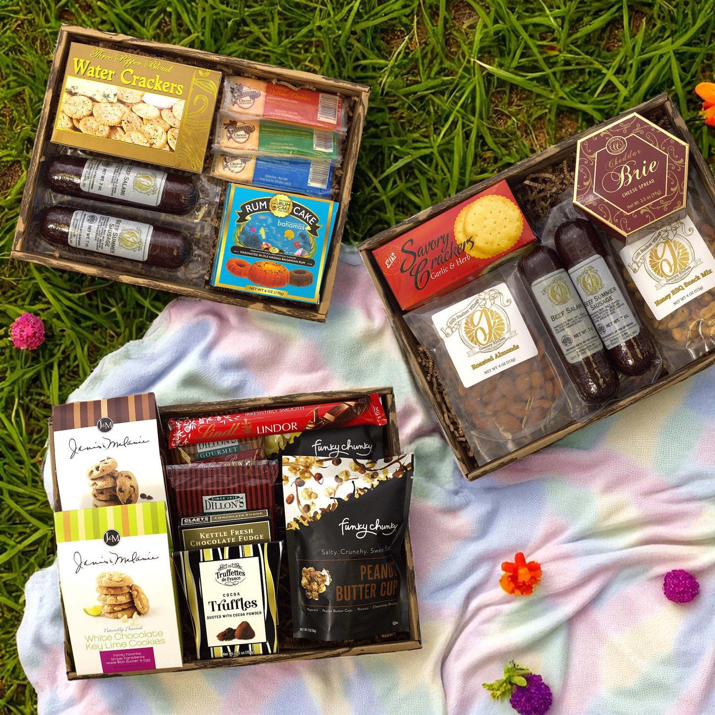 Gift Basket Village Signature Sampler Tray - Build Your Own Gift Basket with Healthy Snacks & Gourmet Delights, Perfect Birthday Gifts for Women