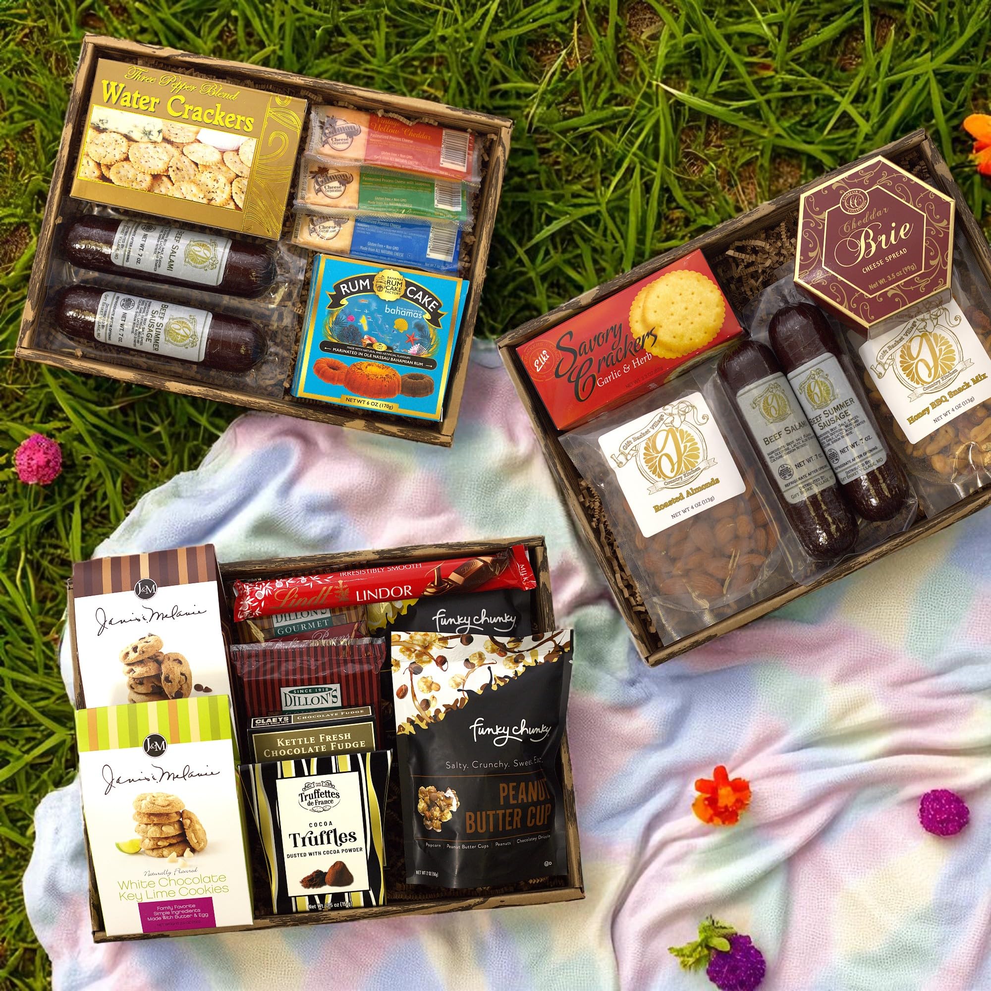 Gift Basket Village Signature Sampler Tray - Build Your Own Gift Basket with Healthy Snacks & Gourmet Delights, Perfect Birthday Gifts for Women