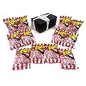 Eiffel Cherry Bon Bons Chewy Candy, 4 oz Bags in a BlackTie Box (Pack of 12)