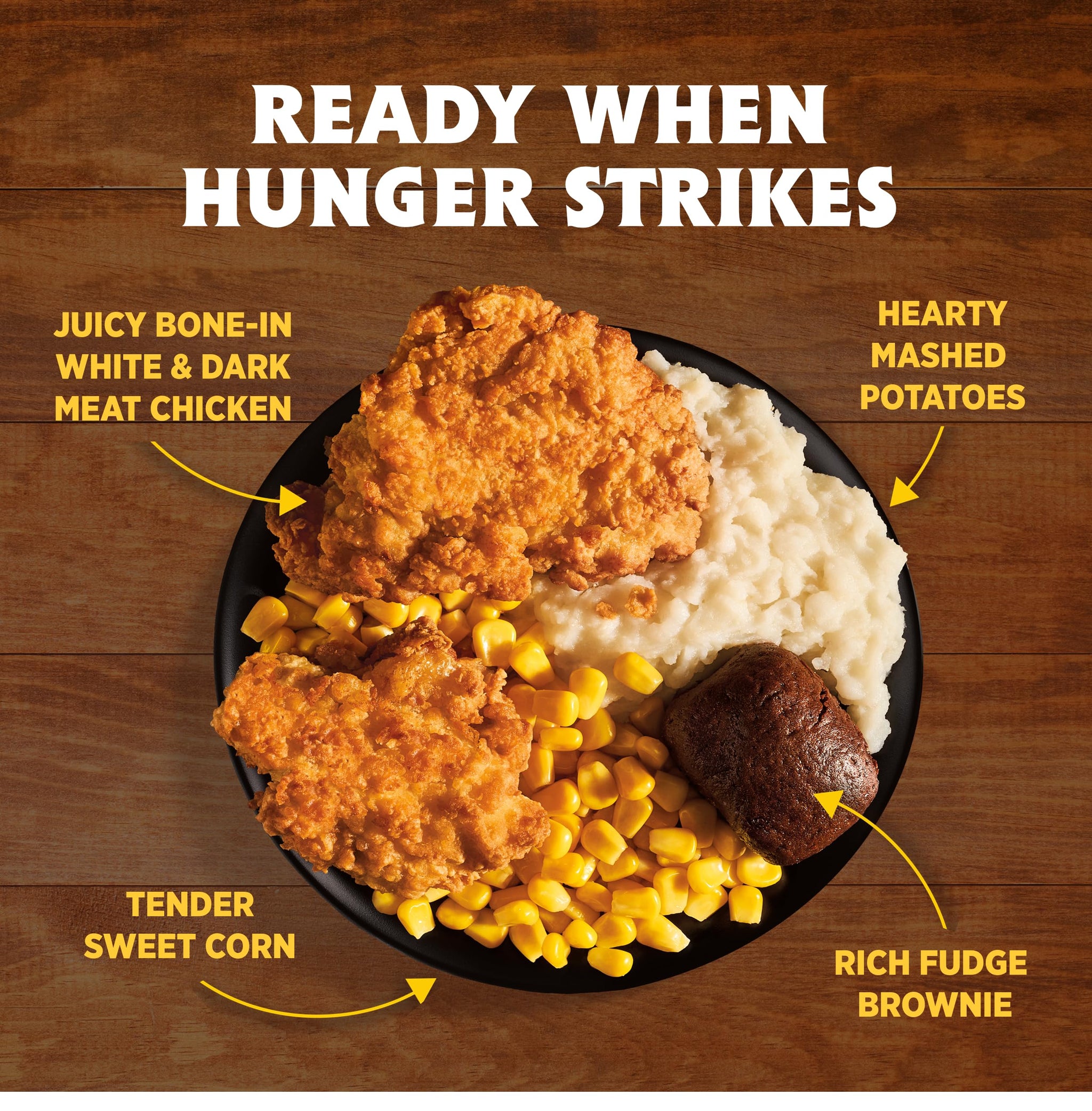Hungry-Man Selects Classic Fried Chicken, 16 Oz