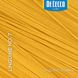 De Cecco Linguine No. 7 Pasta, 16 Oz, Authentic, Slow Dried, Made with Durum Wheat, Versatile Pasta for Sauces & Recipes, Made in Italy