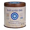 Blue Lotus Chai - Traditional Masala Chai - Makes 100 Cups - 3 Ounce Masala Spiced Chai Powder with Organic Spices - Instant Indian Tea No Steeping
