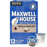 Maxwell House Vanilla Hazelnut Medium Roast K-Cup Coffee Pods (12 Count)