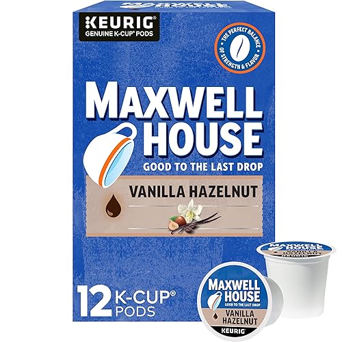 Maxwell House Vanilla Hazelnut Medium Roast K-Cup Coffee Pods (12 Count)