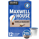 Maxwell House Vanilla Hazelnut Medium Roast K-Cup Coffee Pods (12 Count)