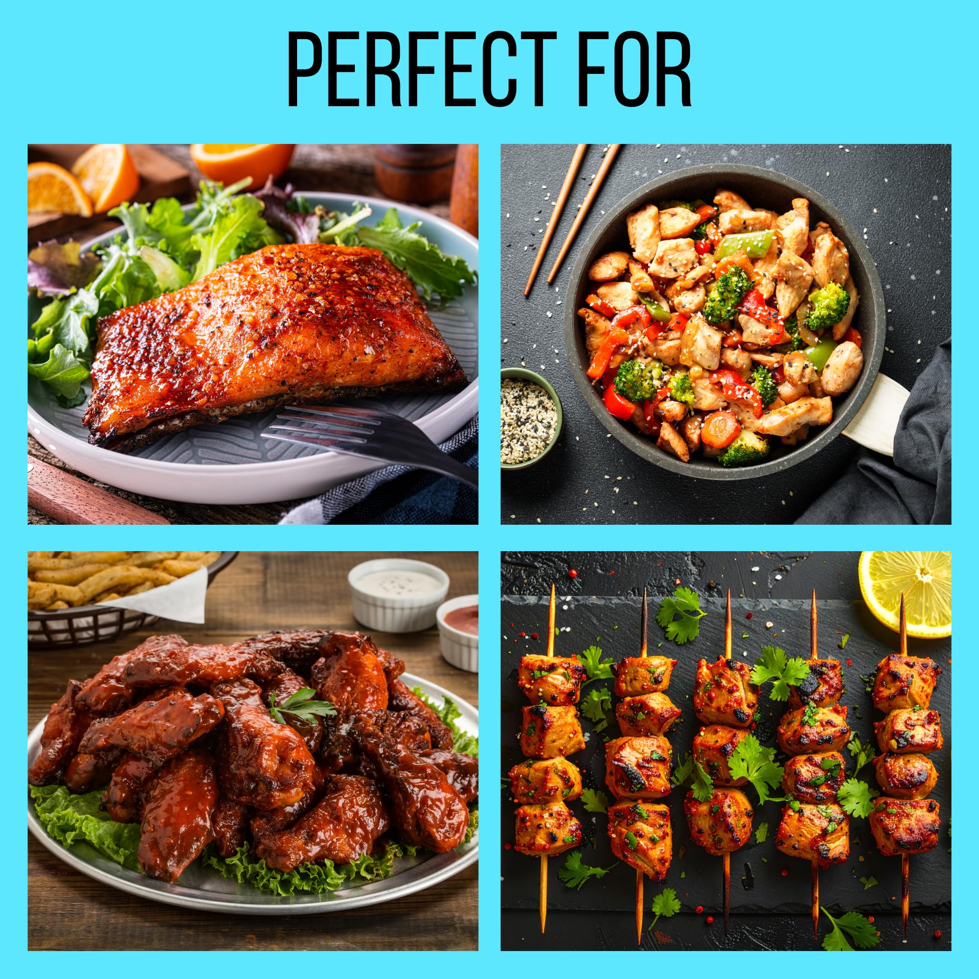 Croix Valley Garlic Ginger Teriyaki Wing & BBQ Booster™ Teriyaki Wing Seasoning - Sweet Soy Ginger Spice for Wings, Rice Bowls & Stir Fry - 3 Pack (7