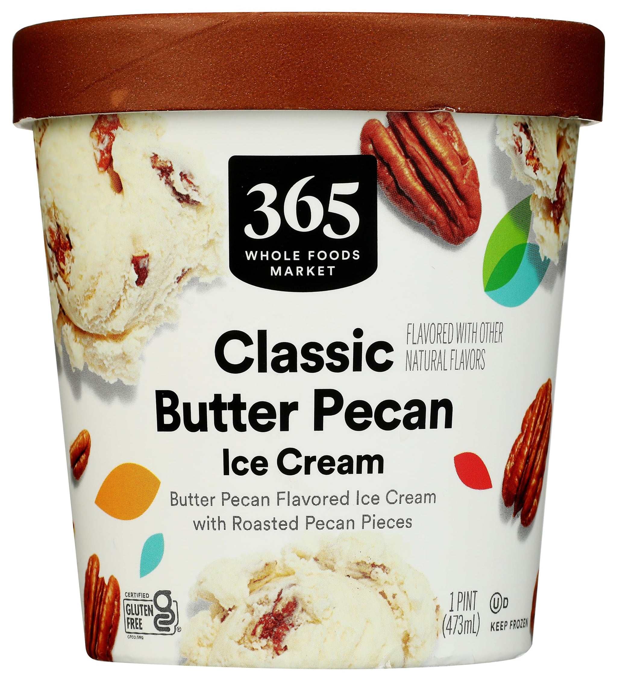 365 by Whole Foods Market Butter Pecan Ice Cream, 1 PT