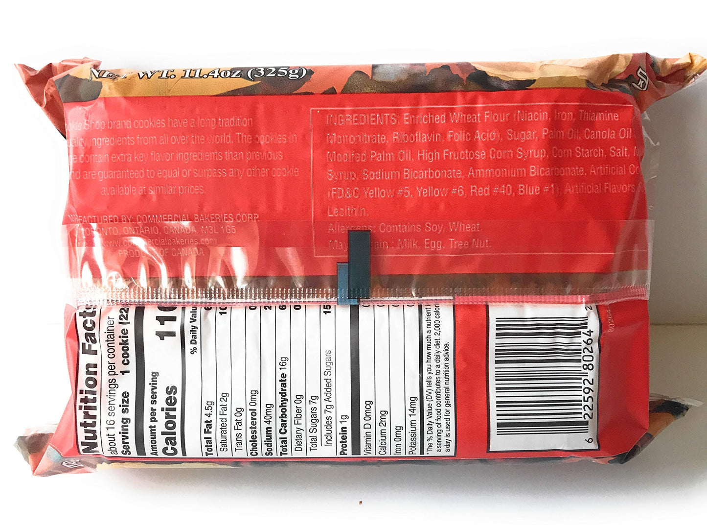 Maple Leaf Cookies, one 11.4 oz package