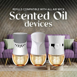 Air Wick Plug In Vibrant Scented Oil, Campfire + Winter Woods, Air Fresheners for Home Long Lasting,Home Room Fresheners,Air Freshener Plug In, House